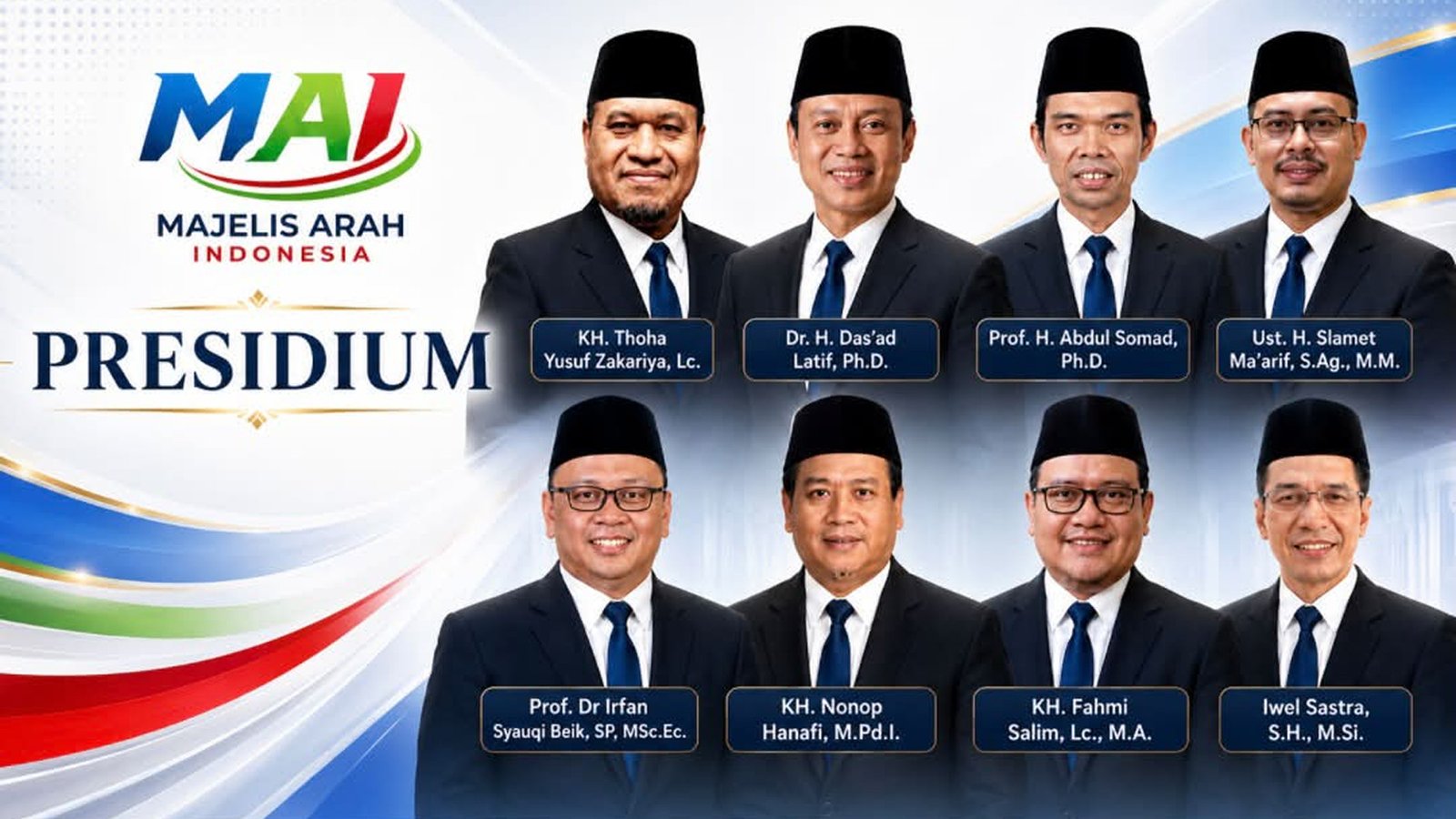 Dideklarasikan di Momen 10 Muharram, Majelis Arah Indonesia (MAI) Hadir dengan Deretan Ulama dan Intelektual sebagai Presidium