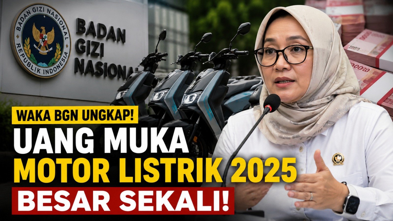 Waka BGN Ungkap Uang Muka Motor Listrik 2025 Sudah Dibayar, Nilainya Disebut Sangat Besar