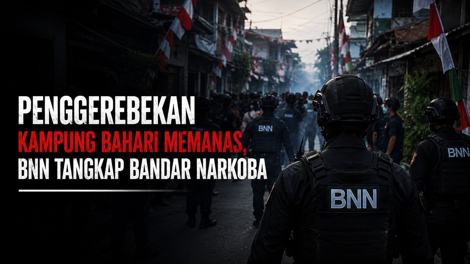 Fakta Penggerebekan Kampung Bahari Memanas, Bandar Narkoba dan Loyalisnya Dilawan Aparat