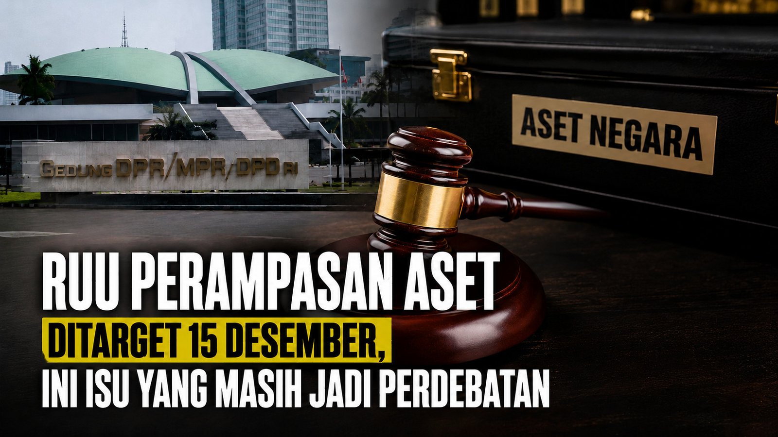 RUU Perampasan Aset Ditarget Rampung 15 Desember 2026, Sejumlah Isu Krusial Masih Diperdebatkan