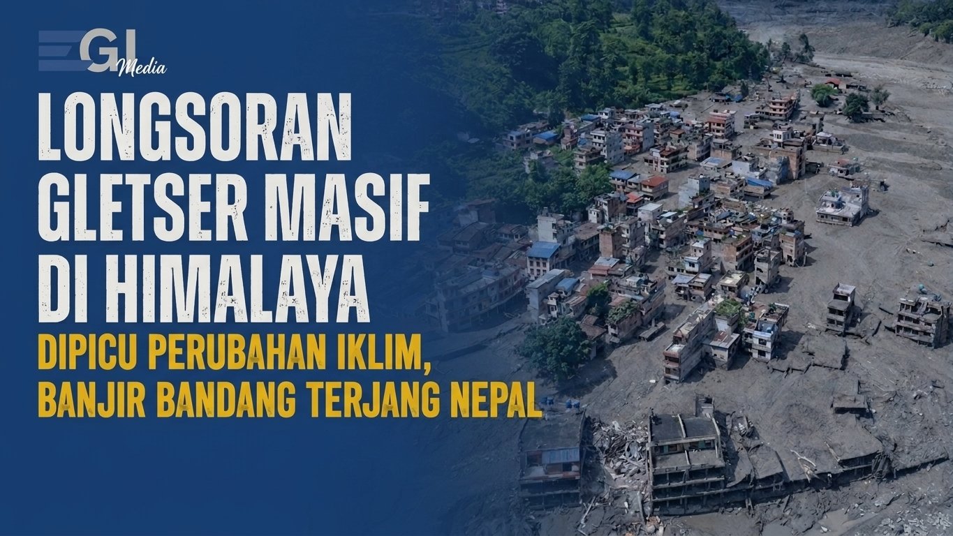Longsoran Gletser Masif di Himalaya Dipicu Perubahan Iklim, Banjir Bandang Terjang Nepal